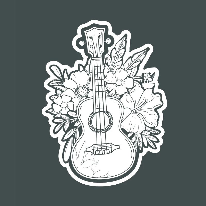 Ukulele Comic Look