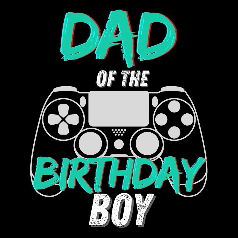 Papa des Geburtstagskind-Gaming-Designs