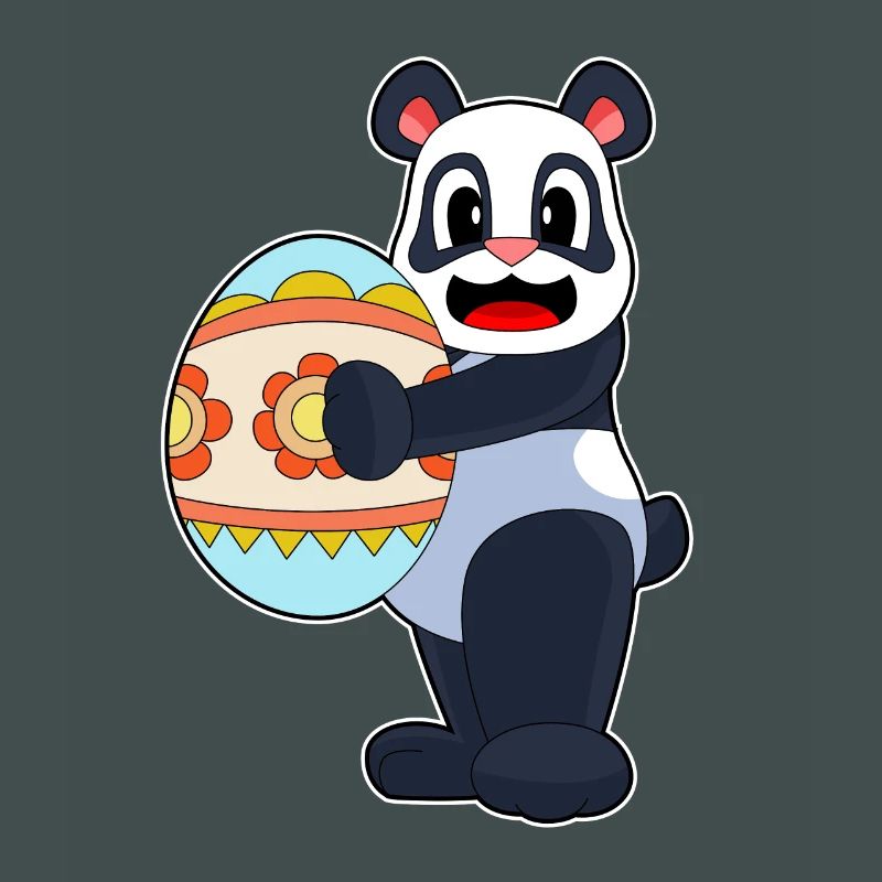 Panda Easter Easter Egg