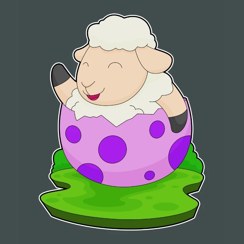 Sheep Easter Easter Egg