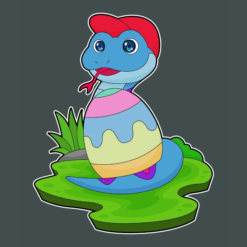 Snake Easter Easter Egg