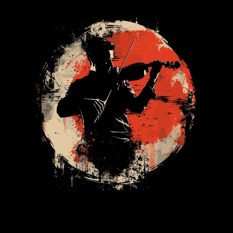 Graphismes de violoniste