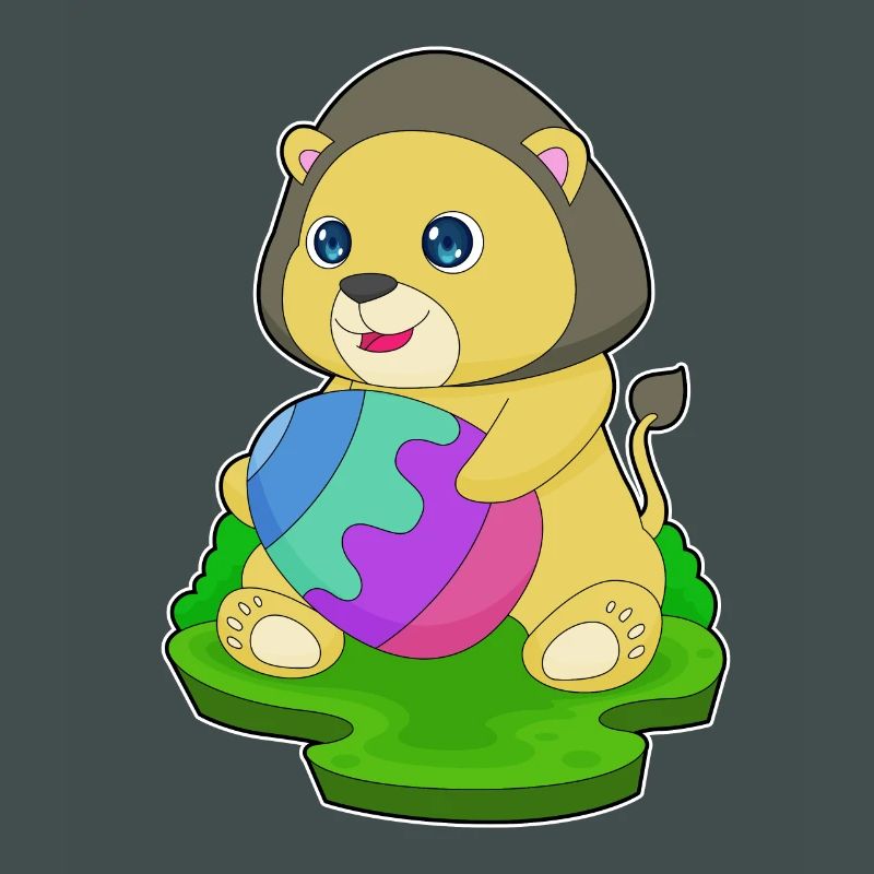 Lion Easter Easter Egg