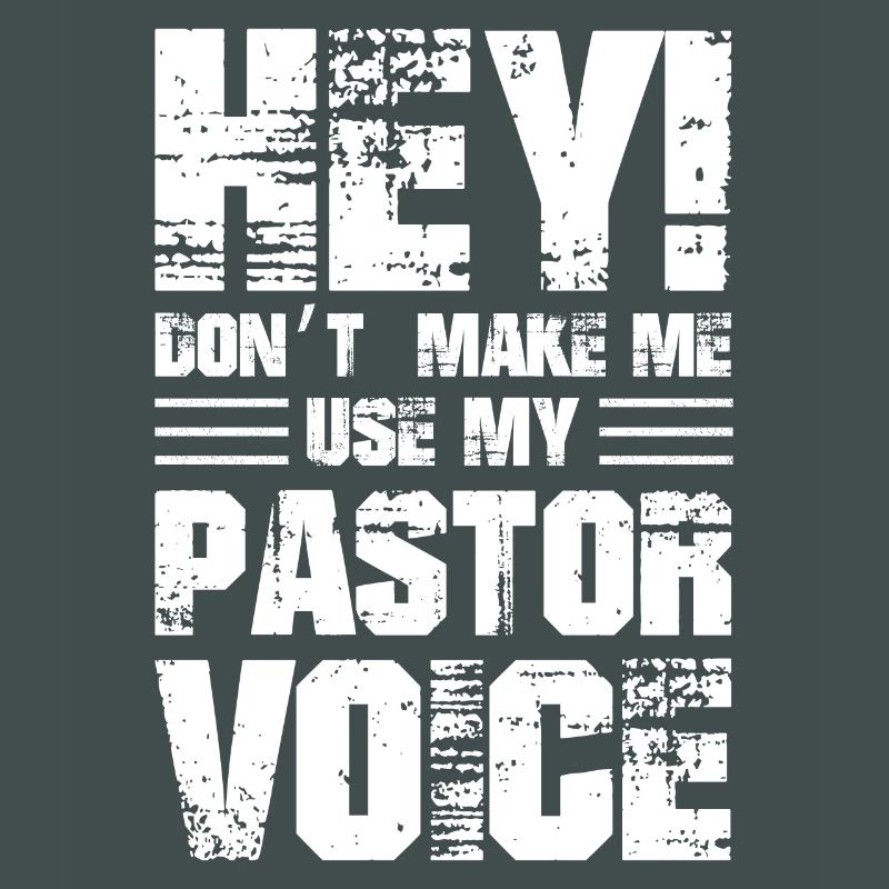 Hé, ne me faites pas utiliser ma voix de pasteur