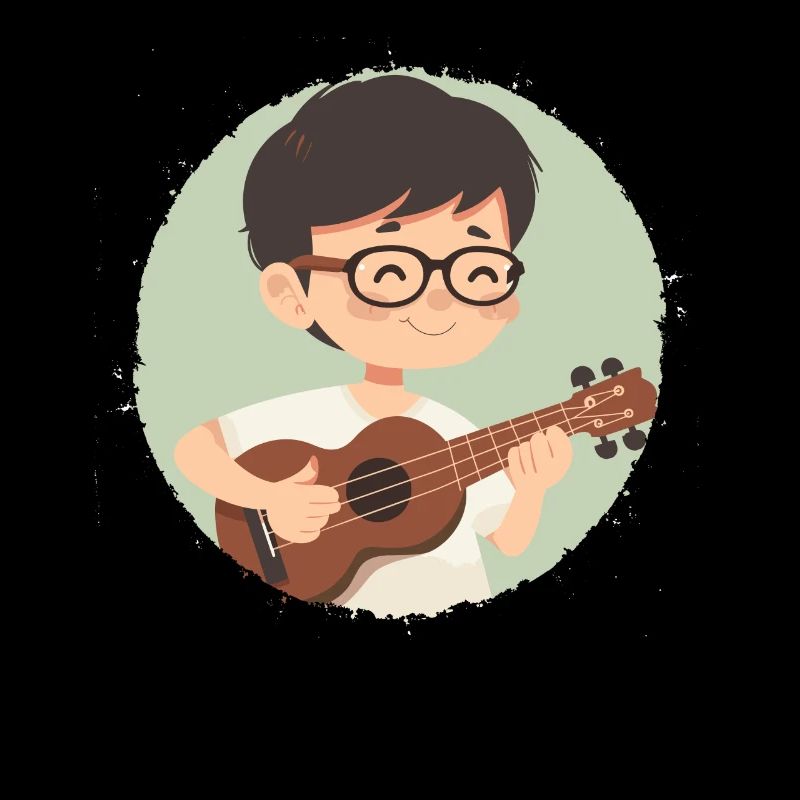 Ukulele Boy Graphic