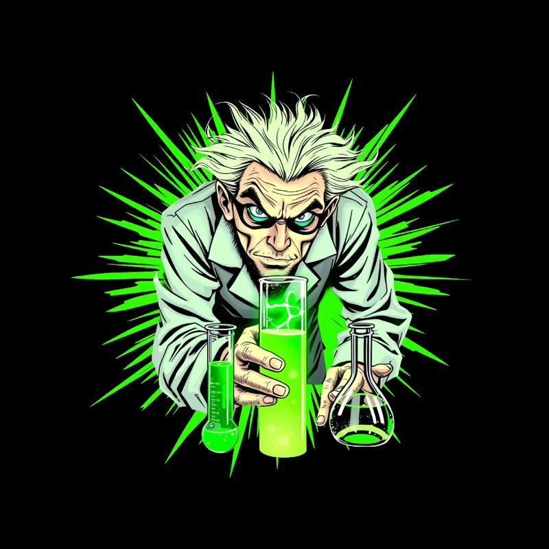 Mad Scientist Chemist Laboratory Cool