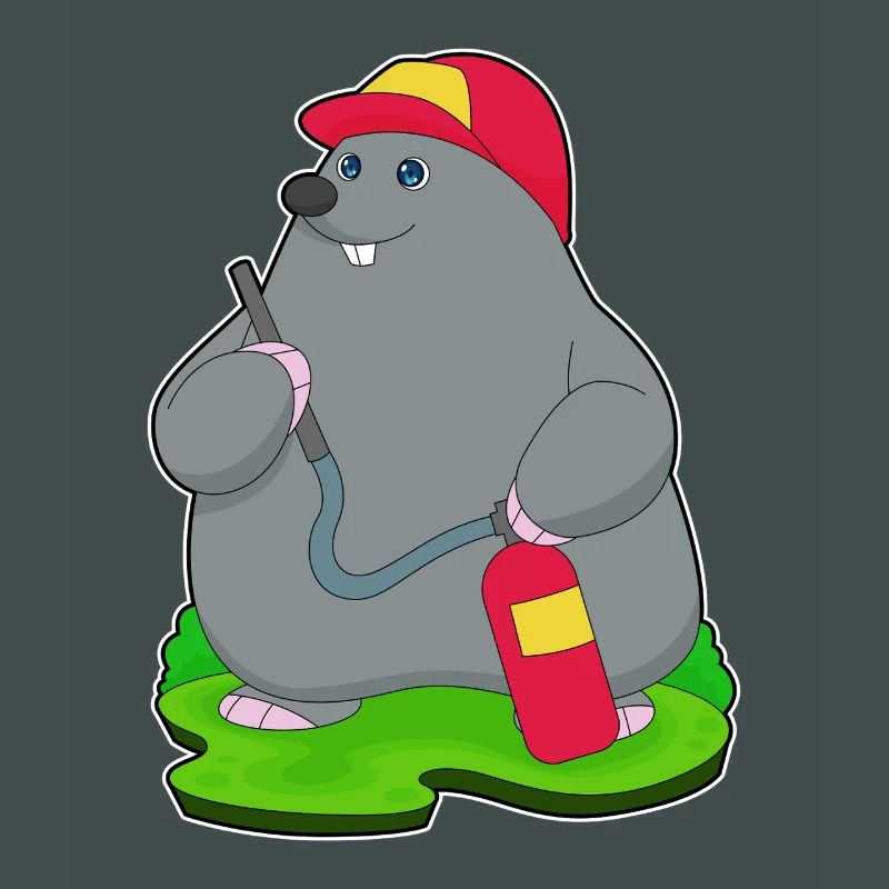 Mole Firefighter Fire Extinguisher