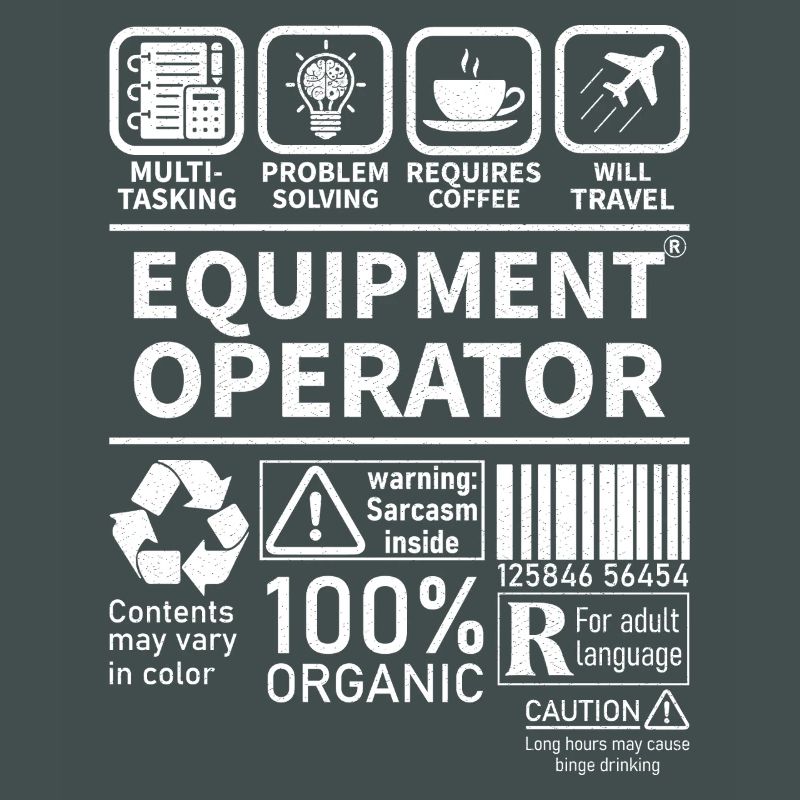 Equipment operator multi tasking problem solving