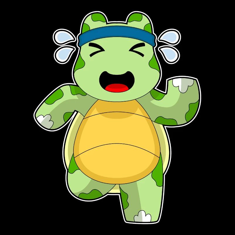 Turtle Jogger Jogging Sport
