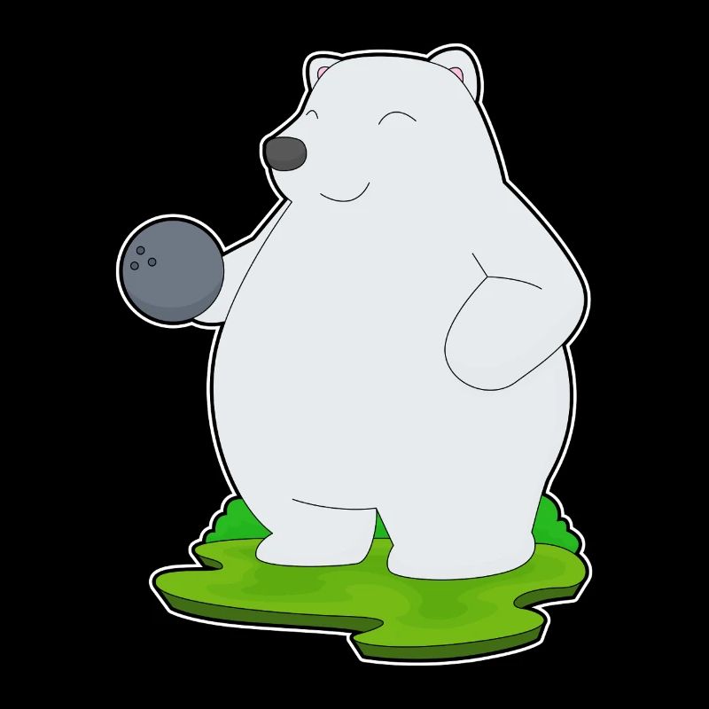 Eisbär Bowling Bowlingkugel
