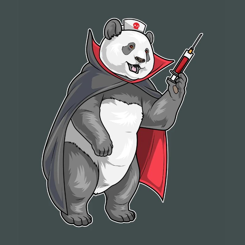 Infirmière panda d’Halloween