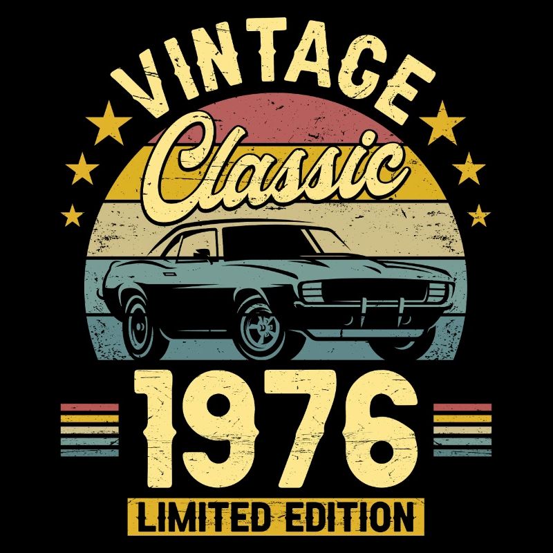 1976 Auto 50. Geburtstag Mann