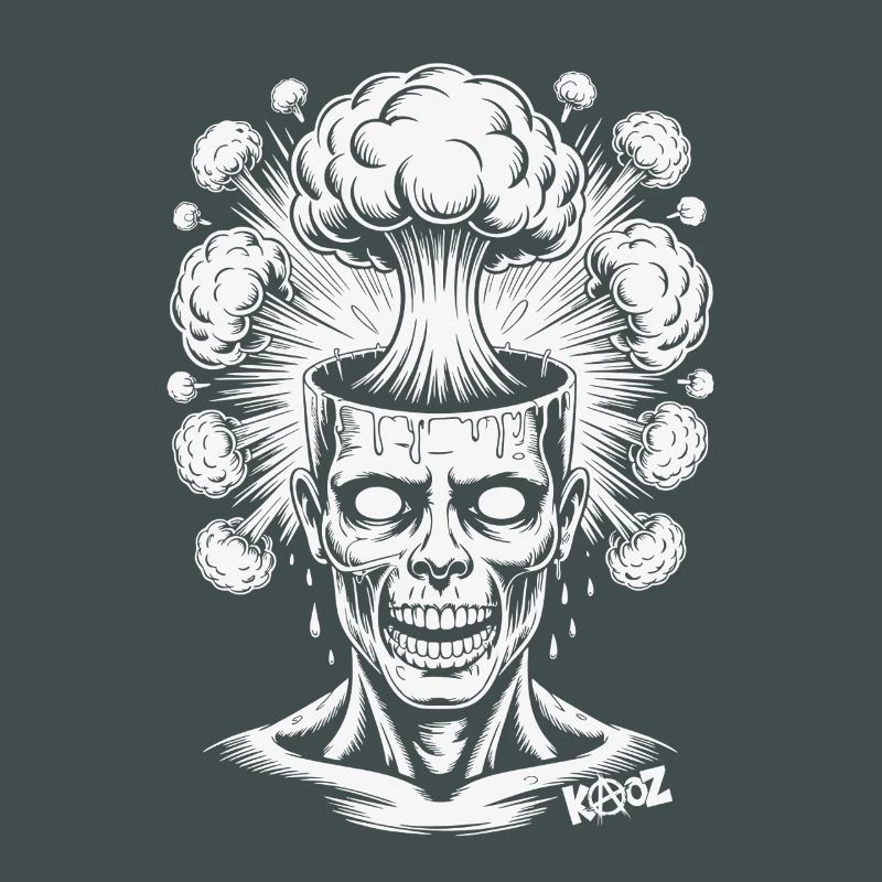 Creative explosion and comic illustration