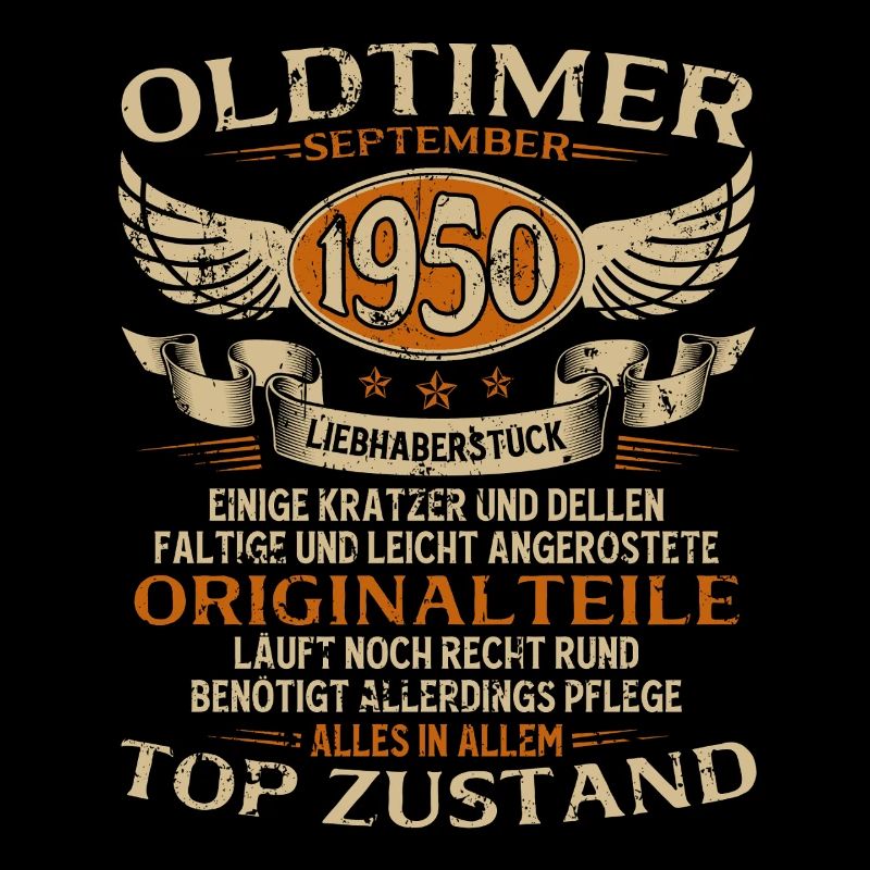 75. Geburtstag Geschenk Oldtimer September 1950