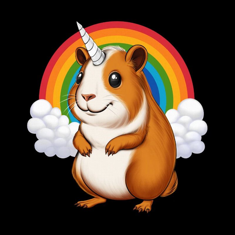 Cochon d'Inde Licorne