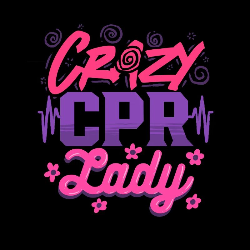 CPR Instructor Resuscitation Crazy CPR Lady