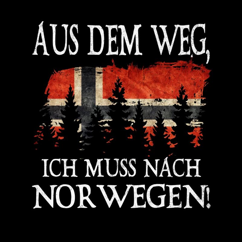 Hors du chemin vers la forêt de Norvège