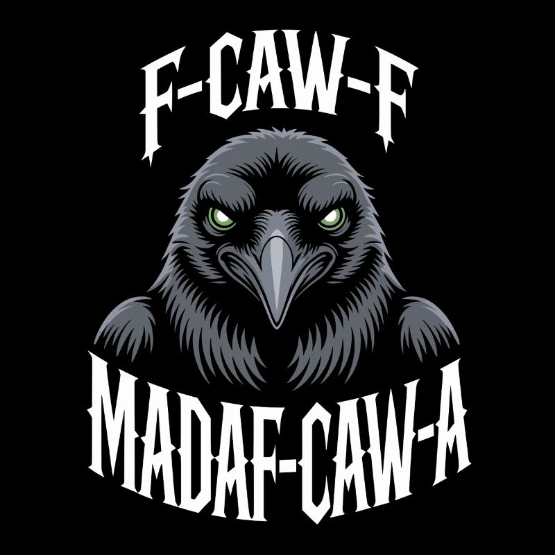Crow Mask Mind Game Motif