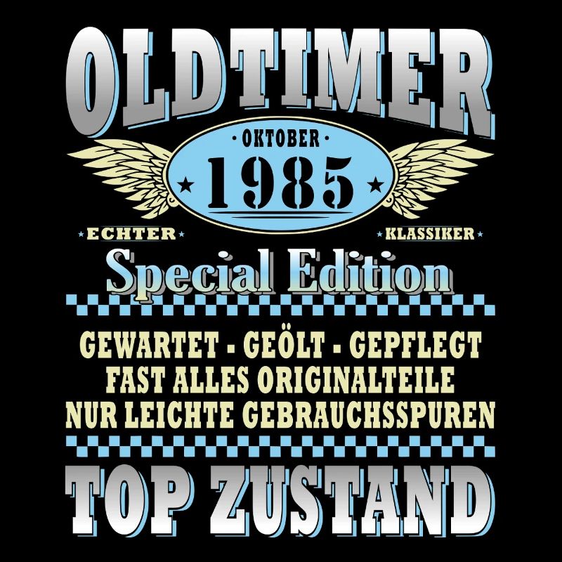 40. Geburtstag Geschenk Oldtimer Oktober 1985
