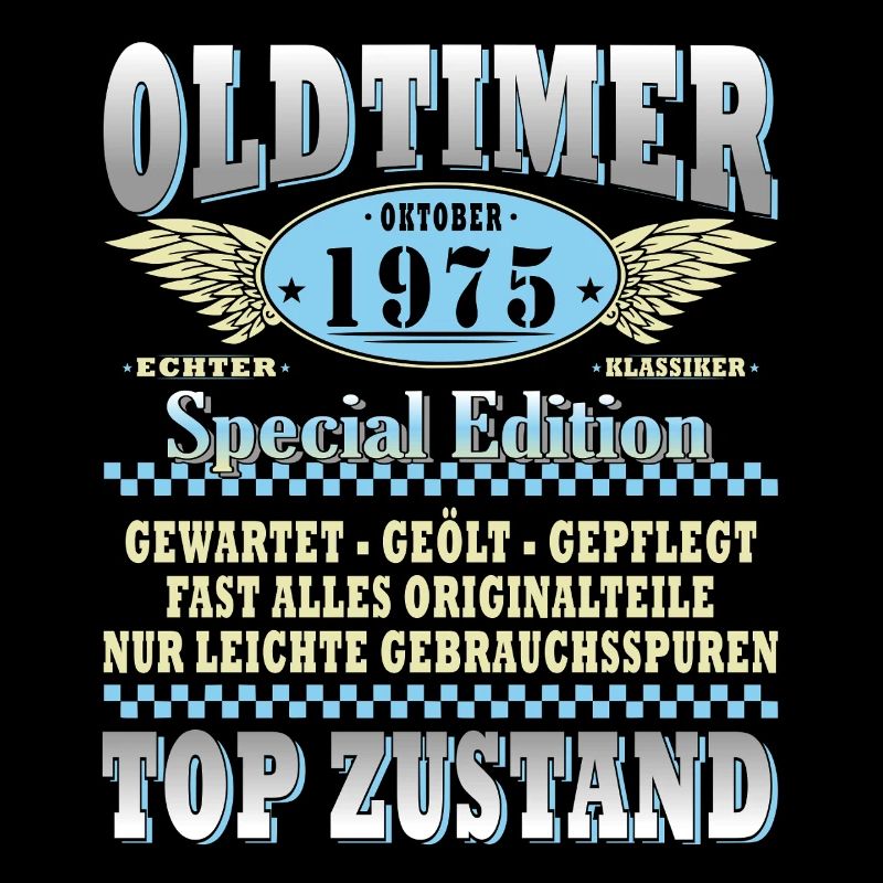 50. Geburtstag Geschenk Oldtimer Oktober 1975