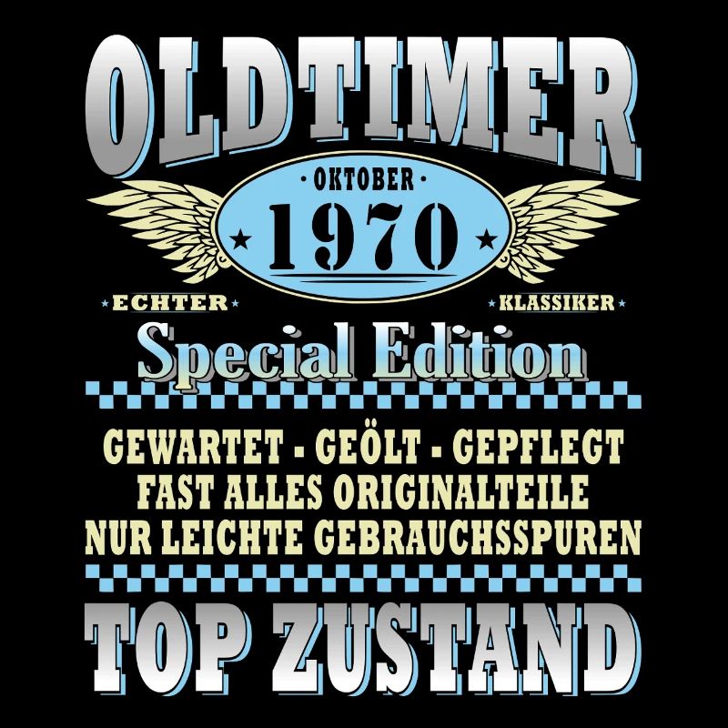 55. Geburtstag Geschenk Oldtimer Oktober 1970