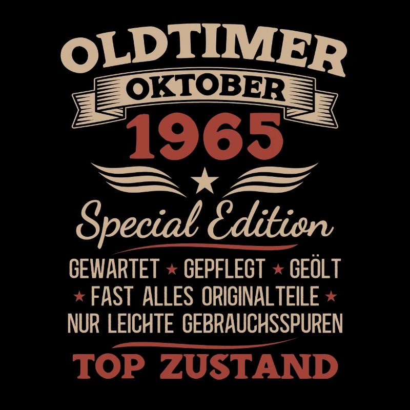 60. Geburtstag Geschenk Oldtimer Oktober 1965