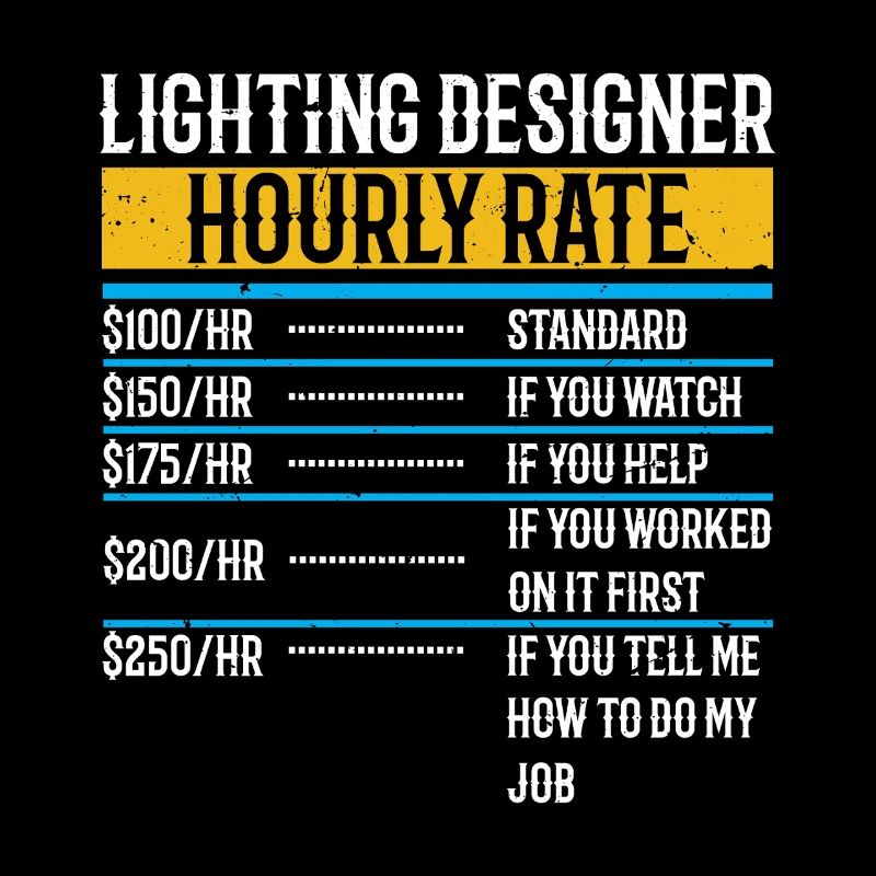 Lighting Designer Hourly Rate Funny Lighting