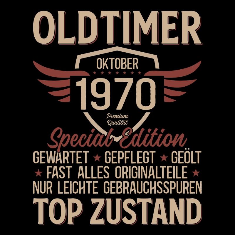 55. Geburtstag Geschenk Oldtimer Oktober 1970