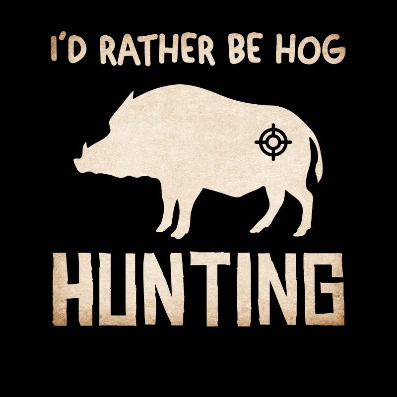 Wildschwein Jagd Silhouette