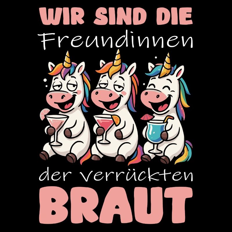 JGA Team Braut Einhorn