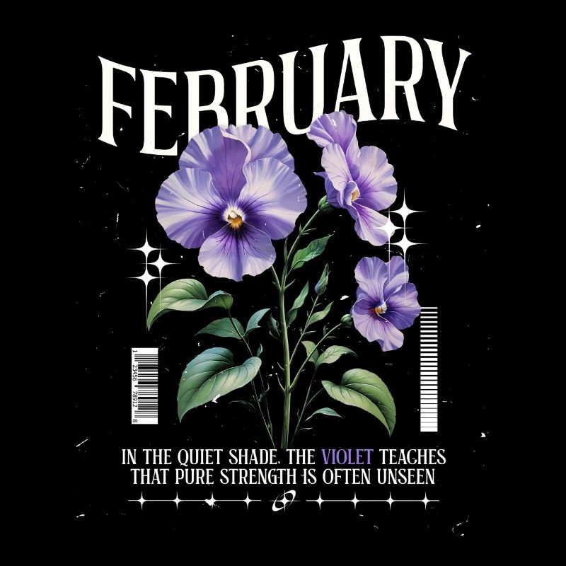 February Violet Birth Flower