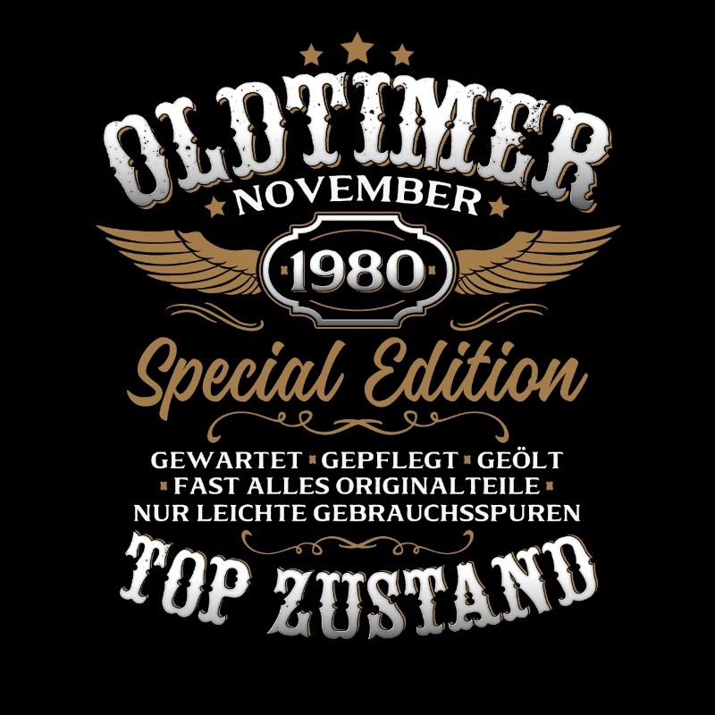 45. Geburtstag Geschenk Oldtimer November 1980