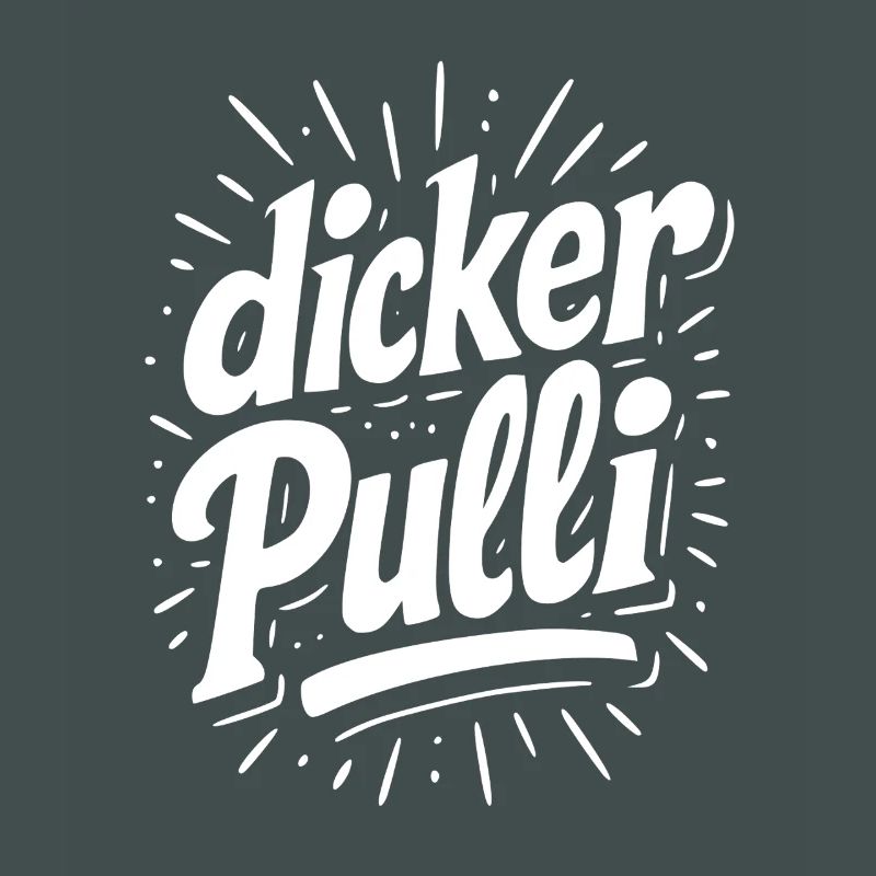 Dicker Pulli Neon Typo