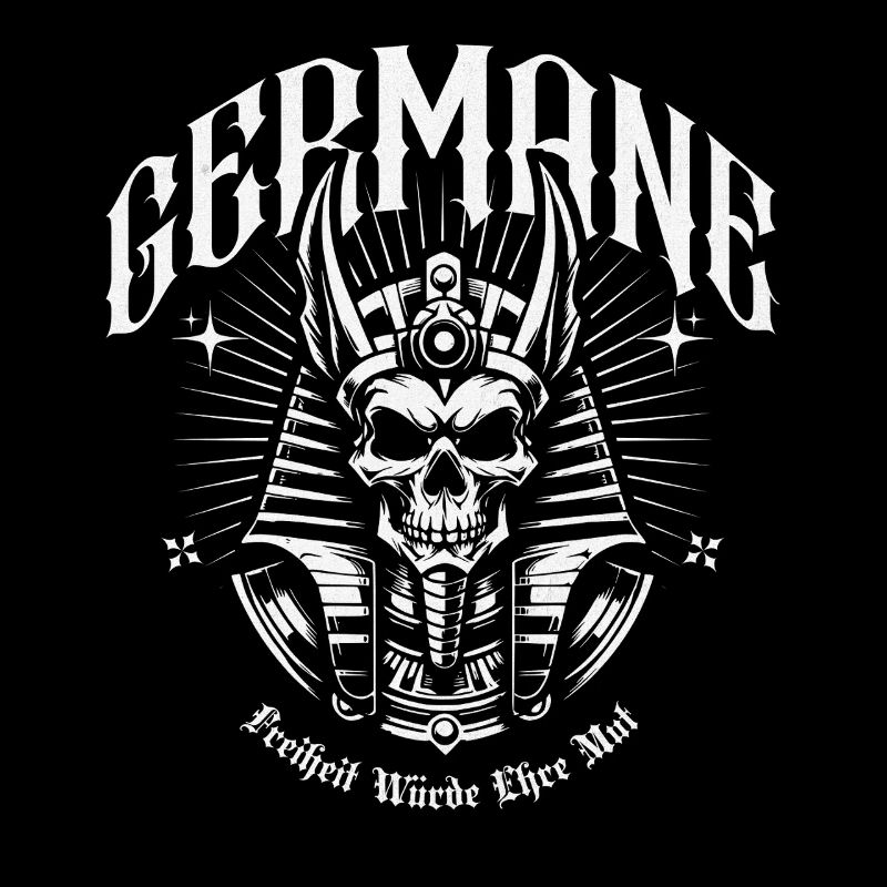 Crowns Skull Warrior Germanic