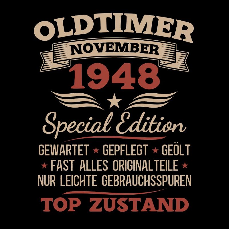 77. Geburtstag Geschenk Oldtimer November 1948