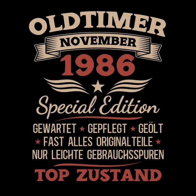 40. Geburtstag Geschenk Oldtimer November 1986