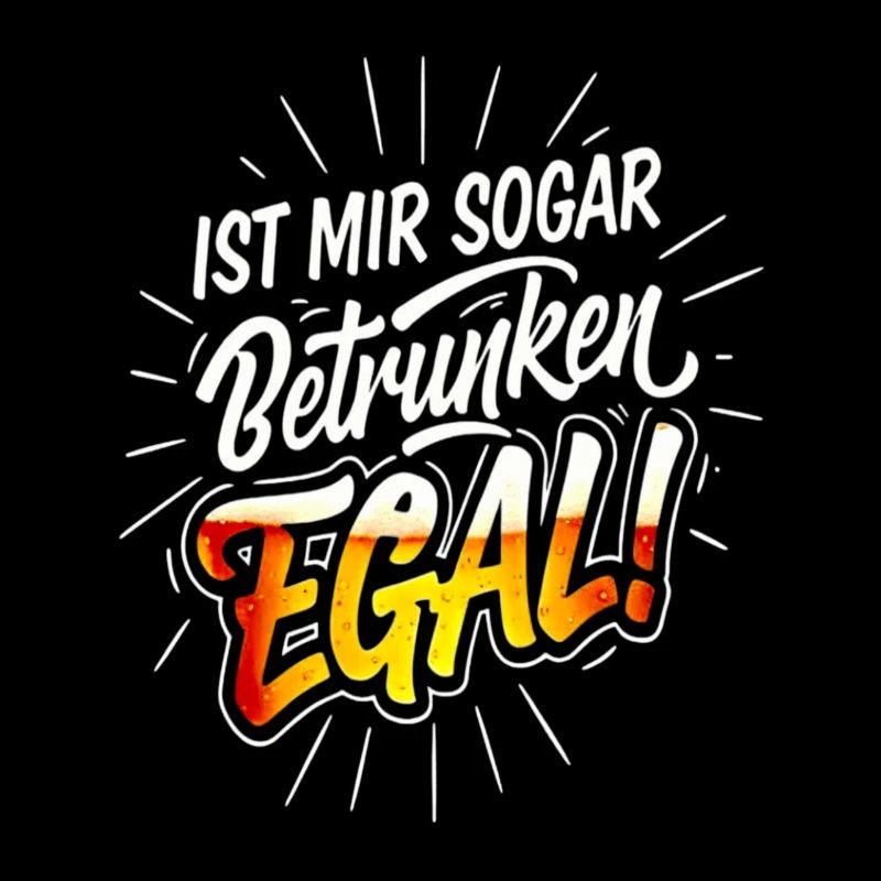 Ivre peu importe de dire une déclaration de fête de bière rétro