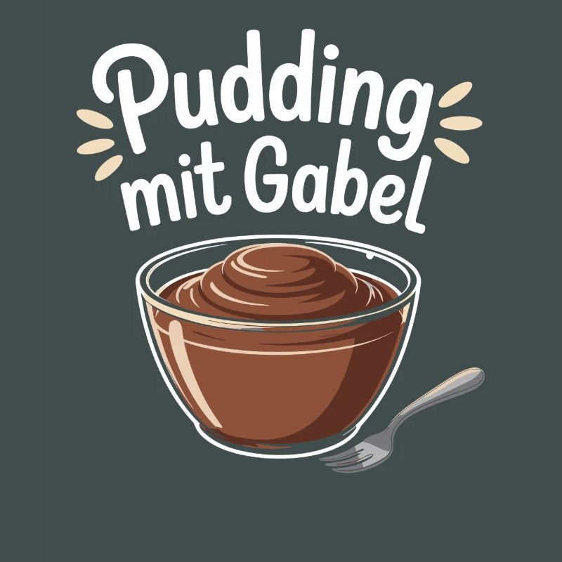 Pudding Mit Gabel