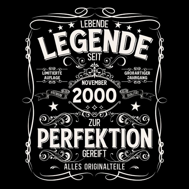 25th Birthday Legend November Vintage 2000