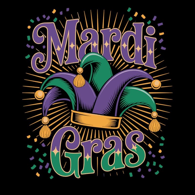 Fasching Mardi Gras Konfetti