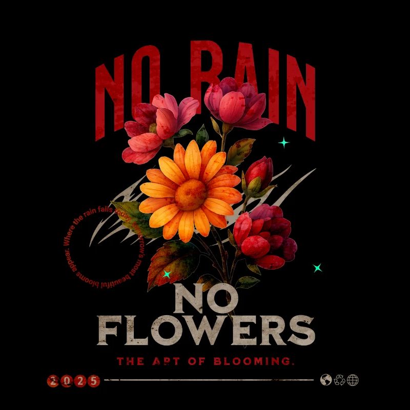 Pas de pluie, pas de fleurs – Force et croissance 🌸