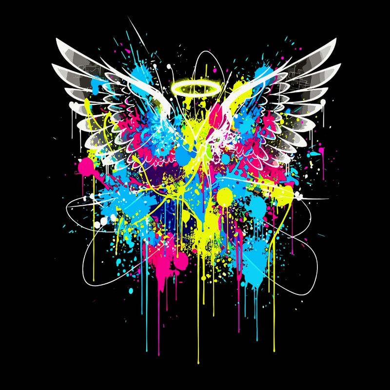 AILES D’ANGE URBAIN SPLASH Art du graffiti