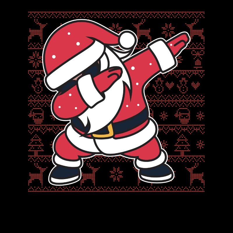Christmas Ugly Sweater Dab Santa's Christmas Gift