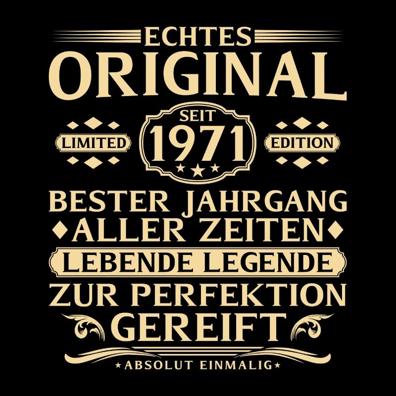 55. Geburtstag Echtes Original seit 1971