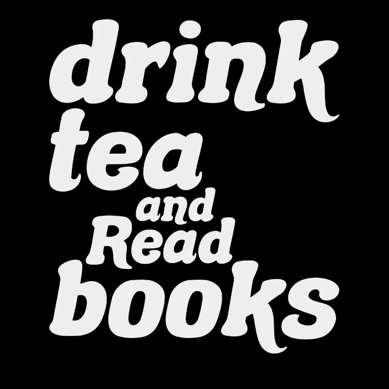 Tee trinken und Bücher lesen Originalgeschenk