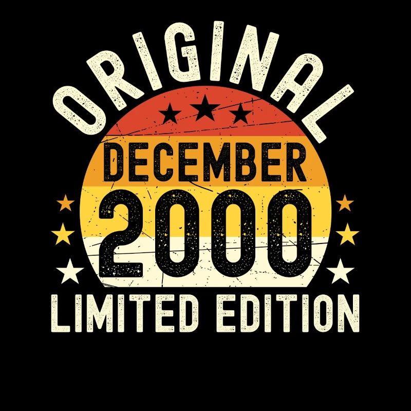Birthday December 2000 Original Vintage Gift