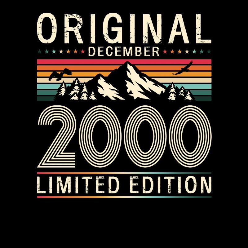 25e anniversaire Original Décembre Année 2000