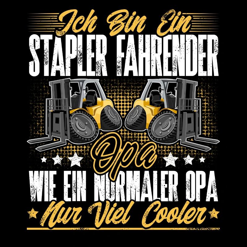 Staplerfahrer Opa