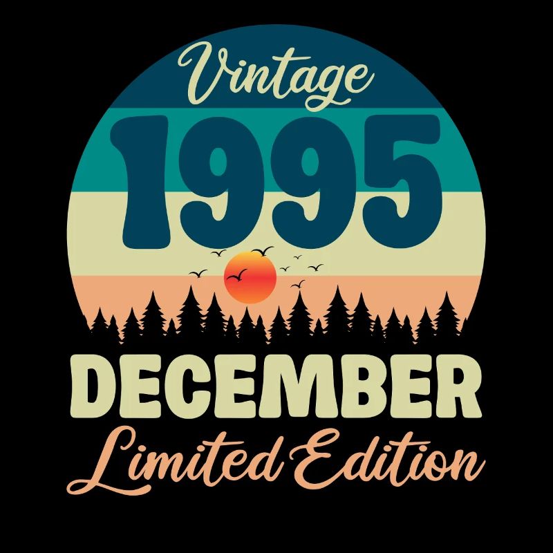 30th Birthday 30 Years December 1995 Gift Idea