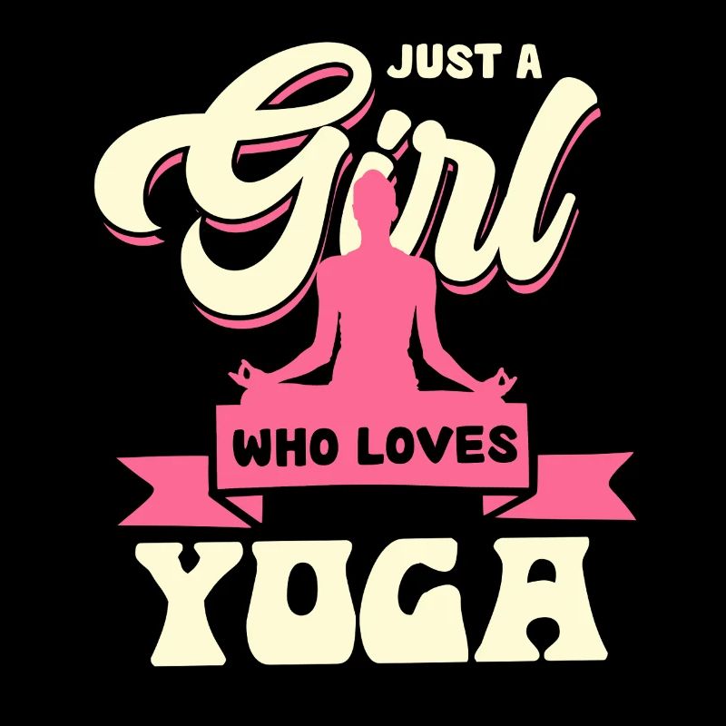 Mädchen mit Yoga-Leidenschaft